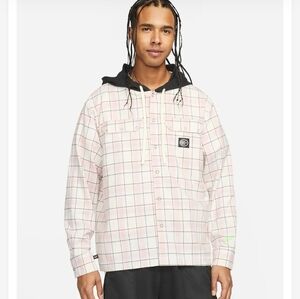 NWT Nike Kevin Durant Men's Hooded Basketball Flannel Shirt/Jacket